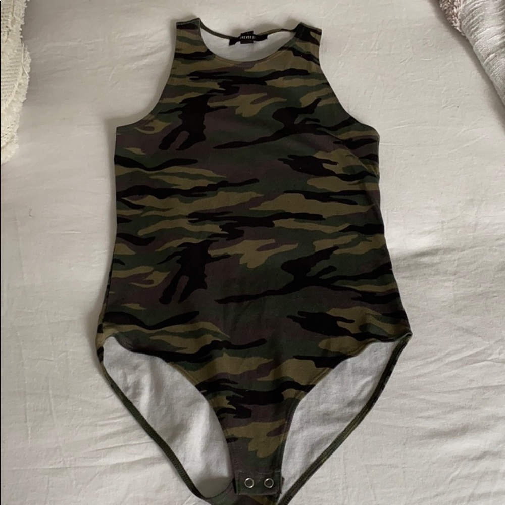Camo bodysuit
